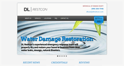 Desktop Screenshot of dlrestcon.com
