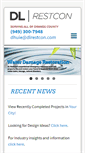 Mobile Screenshot of dlrestcon.com